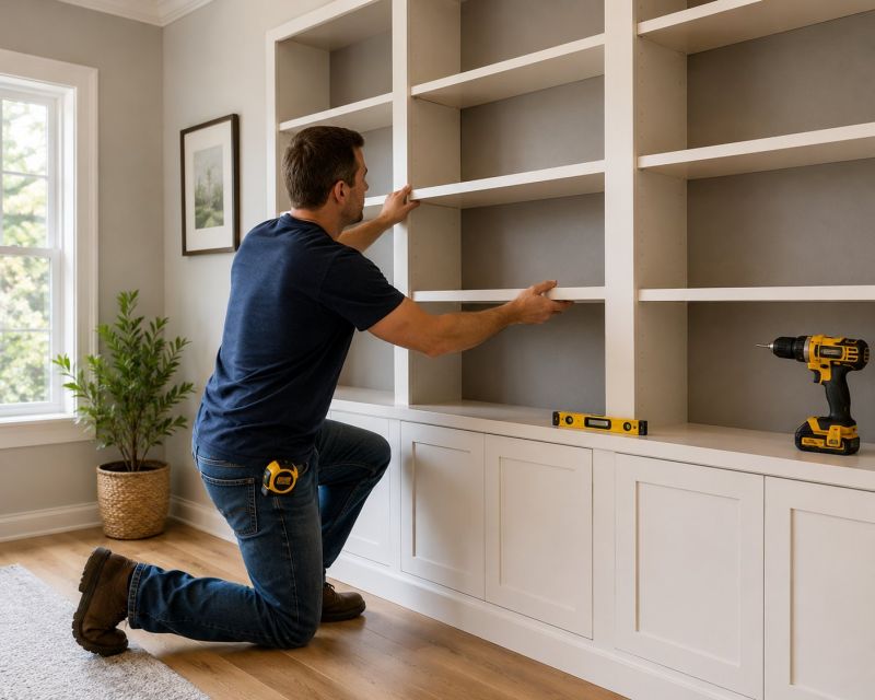 Bookshelves Installation in Woodbridge, VA
