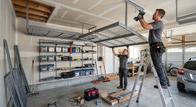 Ceiling Rack Installation in Annapolis, MD