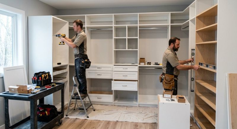 Mudroom Closet Installation in Greensboro, NC