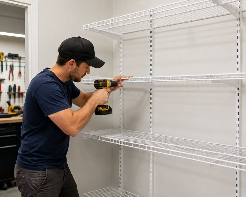 Overhead Shelving Installation in Winston Salem, NC