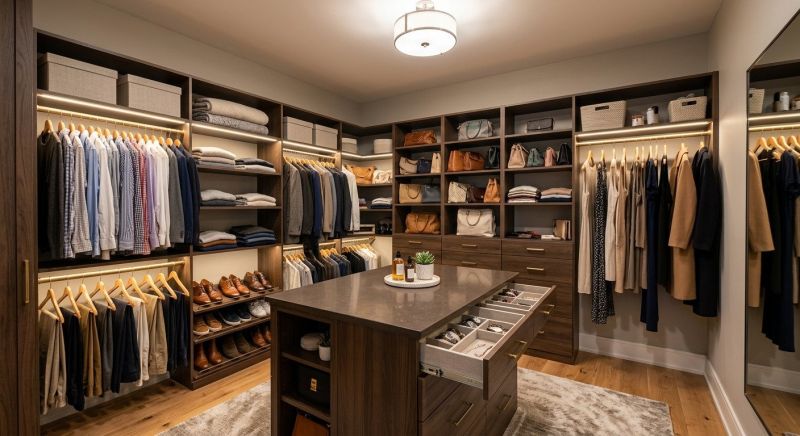 Walk In Closet Remodeling in Frederick, MD