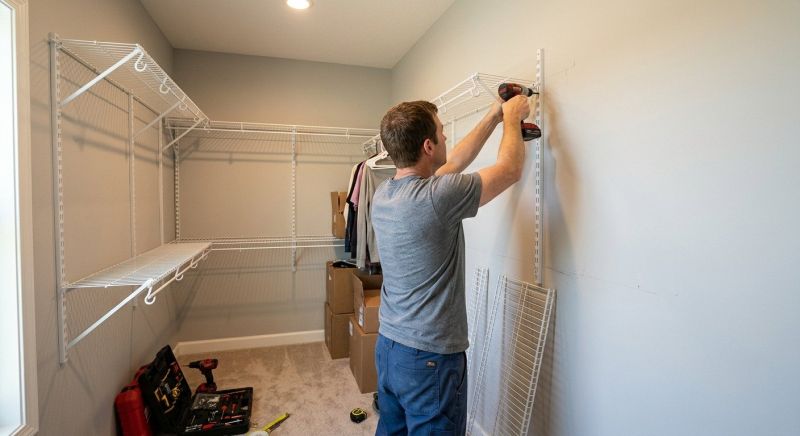 Overhead Shelving Installation in Annapolis, MD